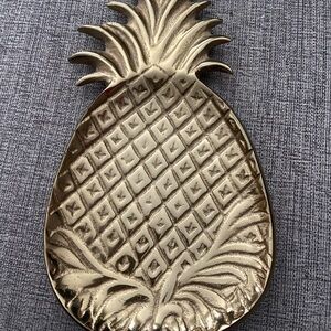 Gold Pineapple dish Decor 🍍
